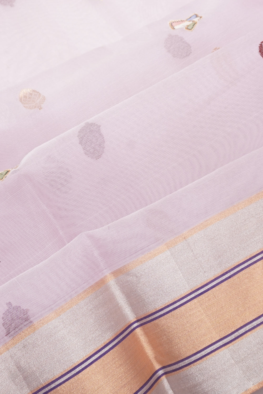 Organza Butta Lavender Saree