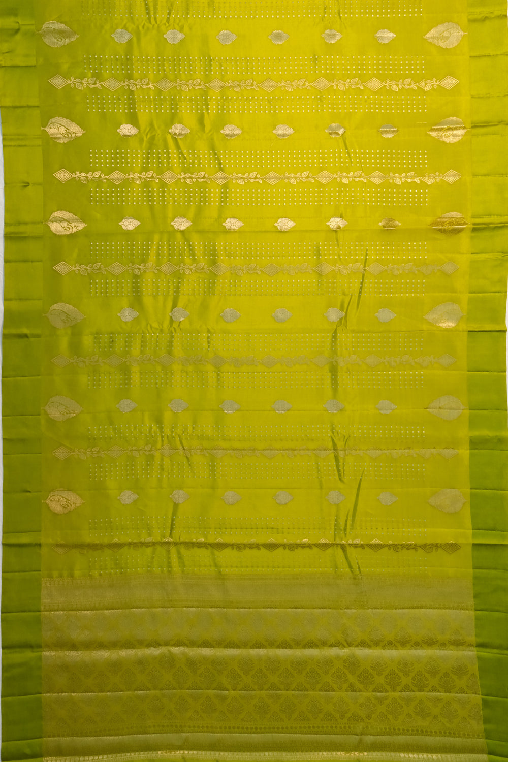 Banarasi Silk Brocade Green Saree