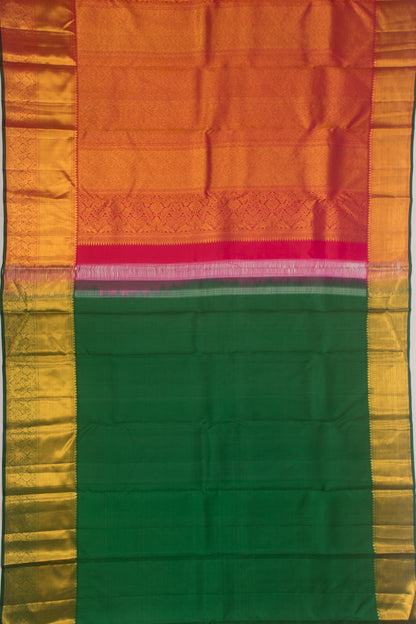 Kanchipuram Silk Brocade Pink Saree