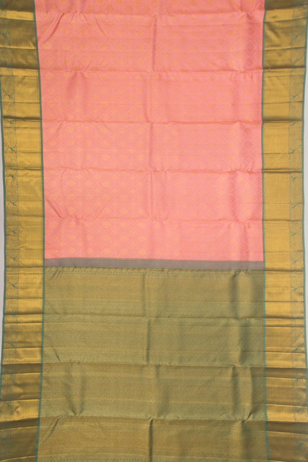 Taranga Kanchi Silk Brocade Baby Pink Saree