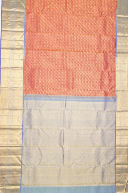 Taranga Kanchi Silk Brocade Pink Saree