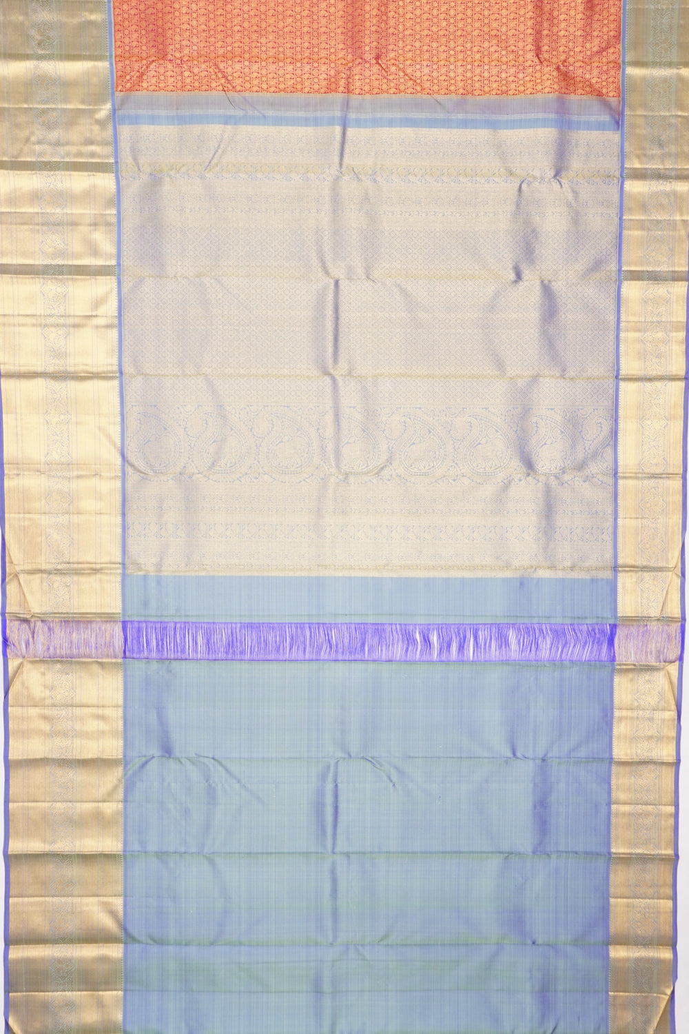 Taranga Kanchi Silk Brocade Pink Saree