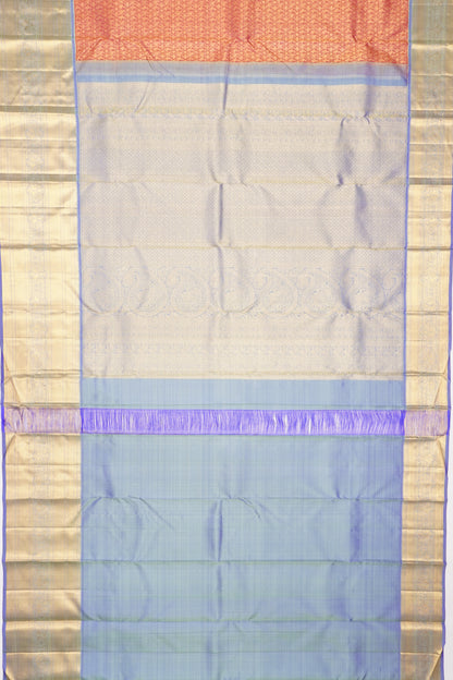 Taranga Kanchi Silk Brocade Pink Saree