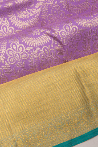 Taranga Kanchi Silk Brocade Lavender Saree
