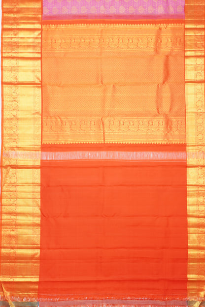 Taranga Kanchi Silk Checks And Butta Pink Saree