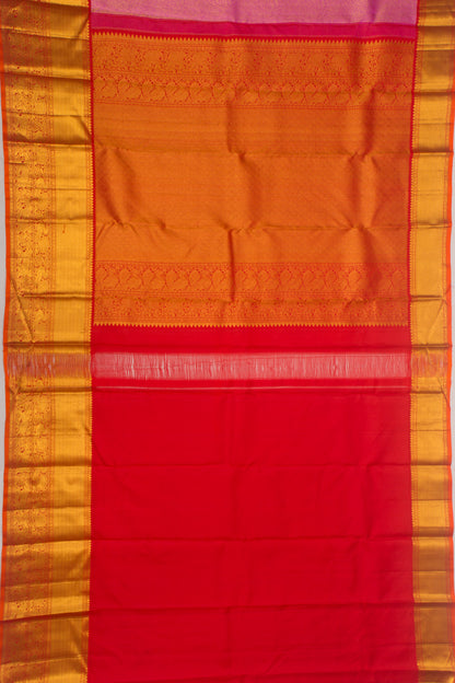 Taranga Kanchi Silk Brocade Pink Saree