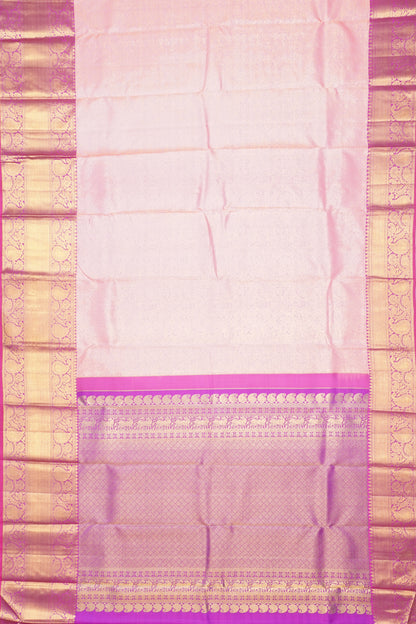 Taranga Kanchi Silk Brocade Baby Pink Saree
