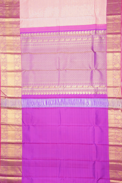 Taranga Kanchi Silk Brocade Baby Pink Saree