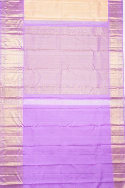 Taranga Kanchi Silk Brocade Peach Saree