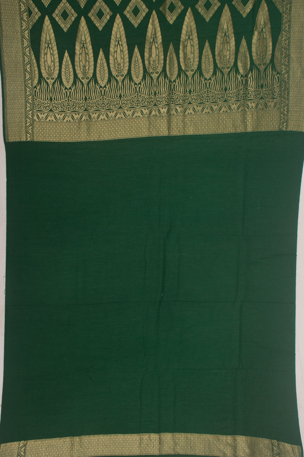 Banarasi Tussar Georgette Butta Green Saree