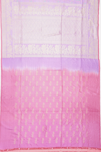 Banarasi Silk Brocade Lavender Saree