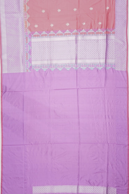 Banarasi Silk Butta Pink Saree
