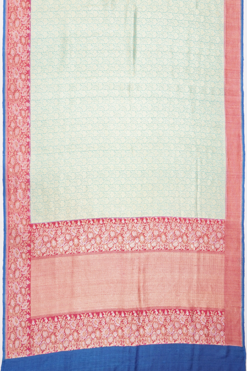 Banarasi Silk Brocade Sea Green Saree
