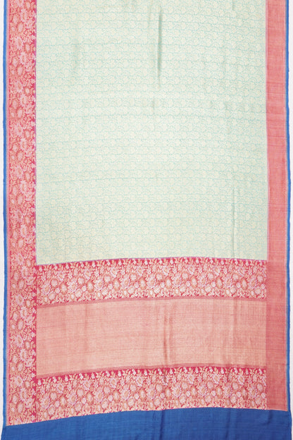 Banarasi Silk Brocade Sea Green Saree