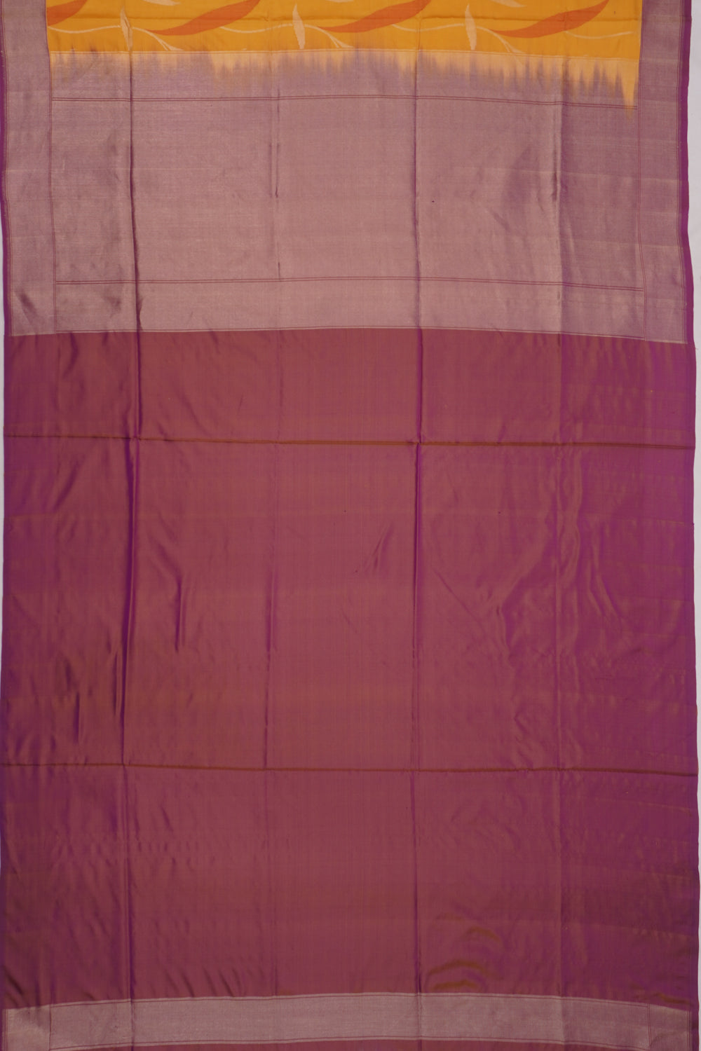 Banarasi Silk Jaal Yellow Saree