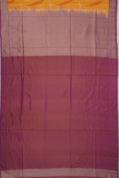 Banarasi Silk Jaal Yellow Saree