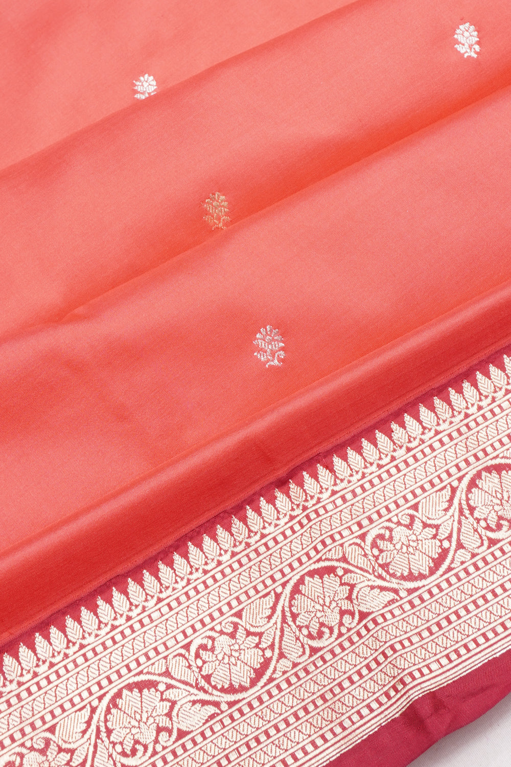 Banarasi Silk Butta Pink Saree