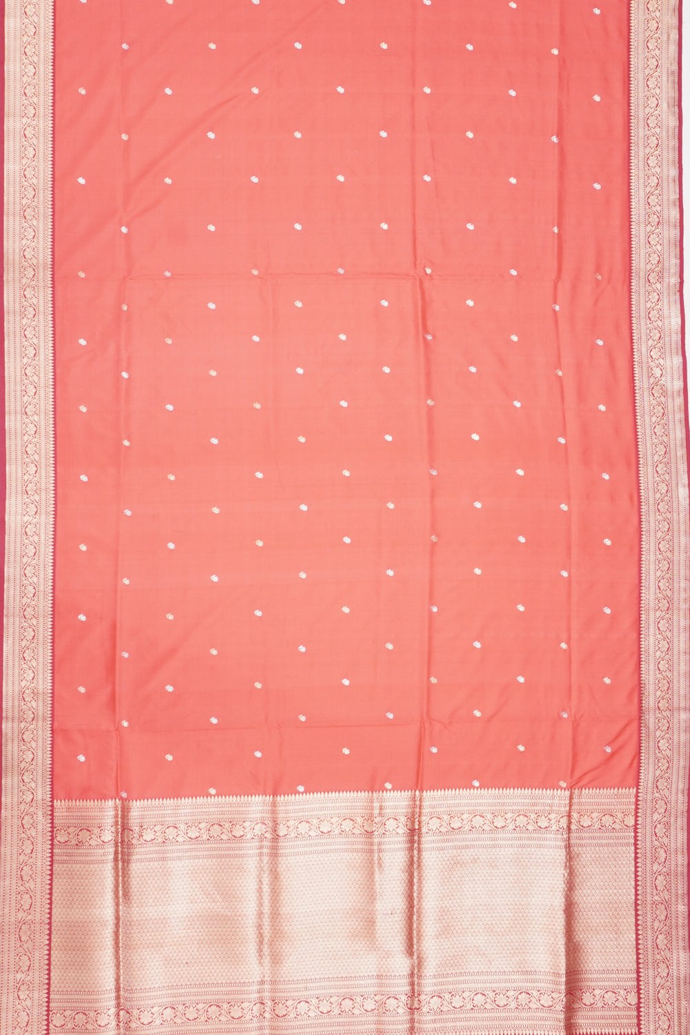 Banarasi Silk Butta Pink Saree