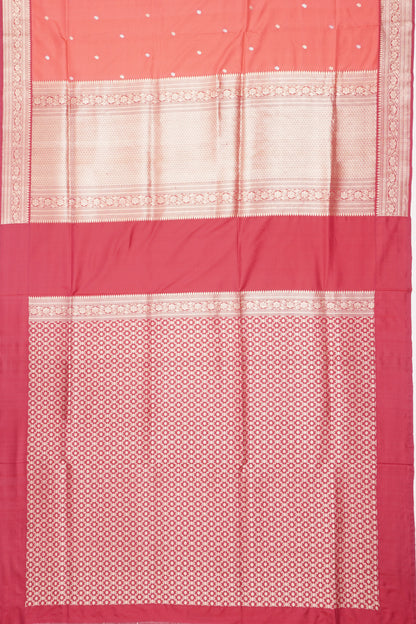 Banarasi Silk Butta Pink Saree