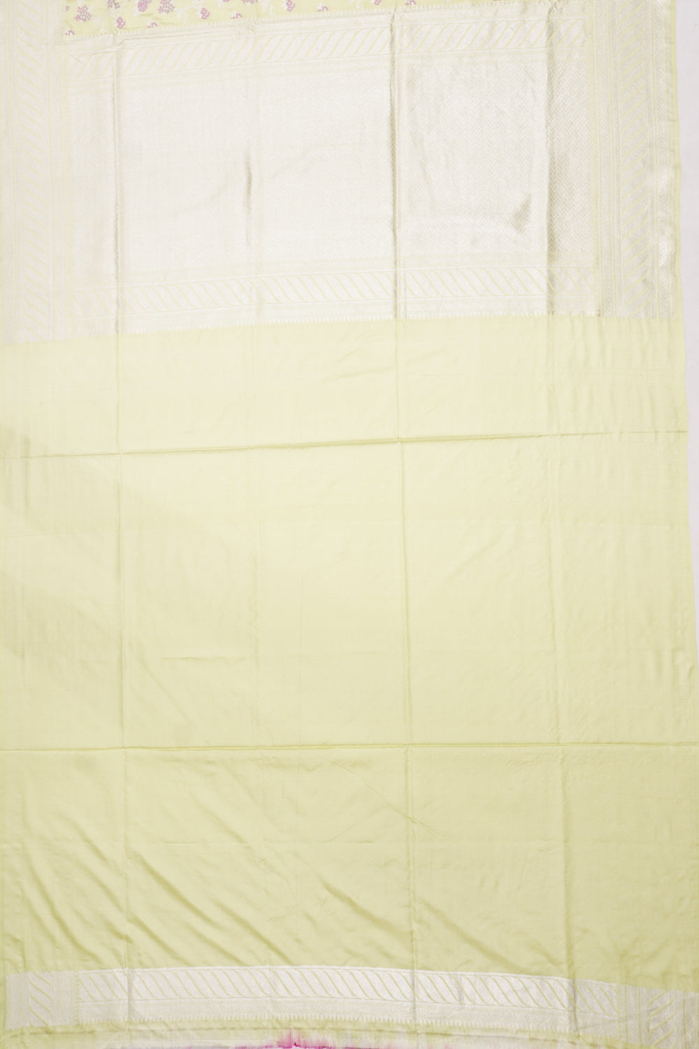 Banarasi Silk Jaal Pastel Green Saree