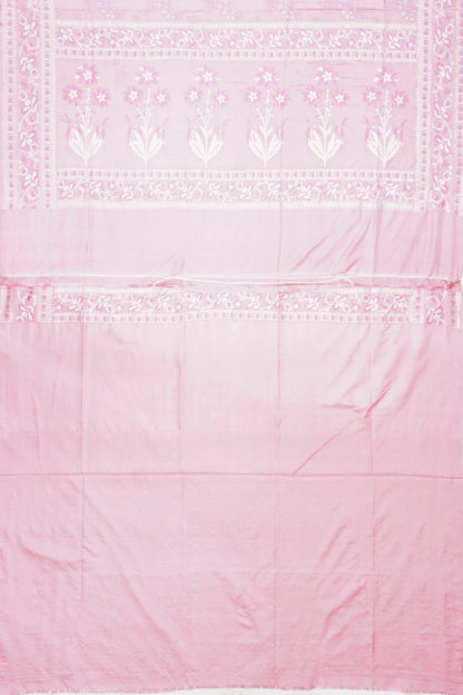 Banarasi Silk Brocade Pink Saree