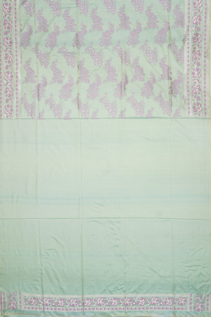 Banarasi SIlk Brocade Pastel Green Saree