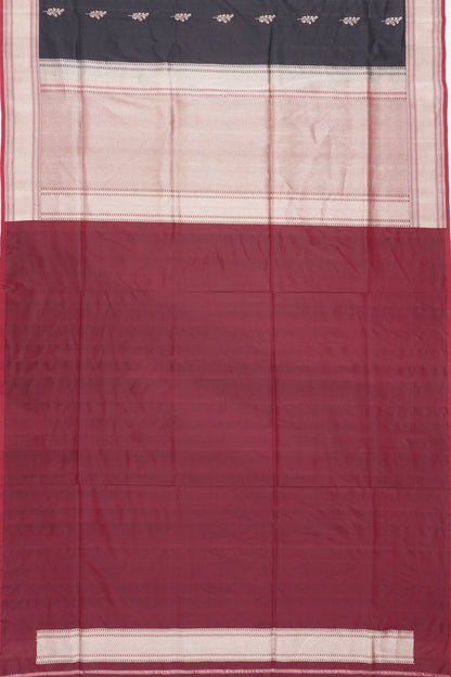 Banarasi Silk Butta Black Saree
