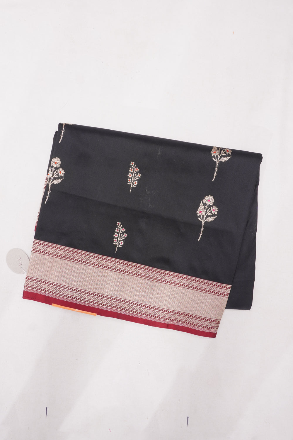 Banarasi Silk Butta Black Saree
