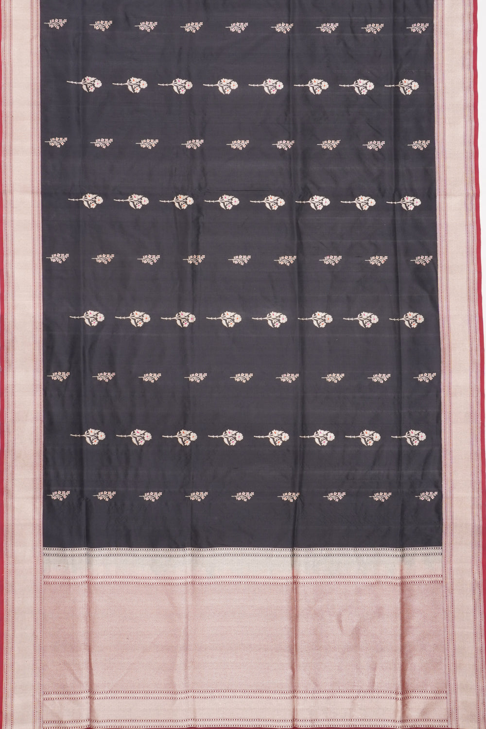 Banarasi Silk Butta Black Saree