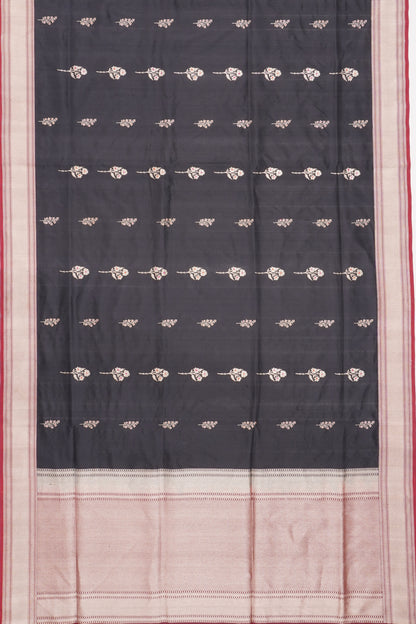 Banarasi Silk Butta Black Saree