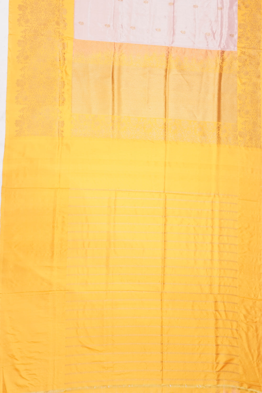 Banarasi Silk Tissue Butta Baby Pink Saree