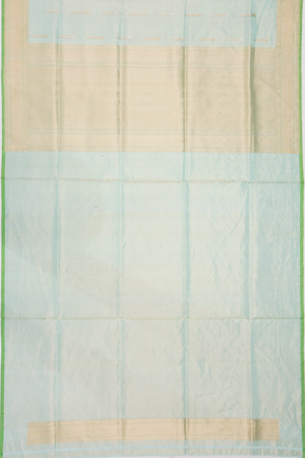 Banarasi Silk Tissue Butta Green Saree