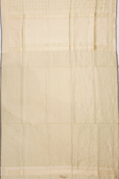 Banarasi Kora Organza Brocade Green Saree
