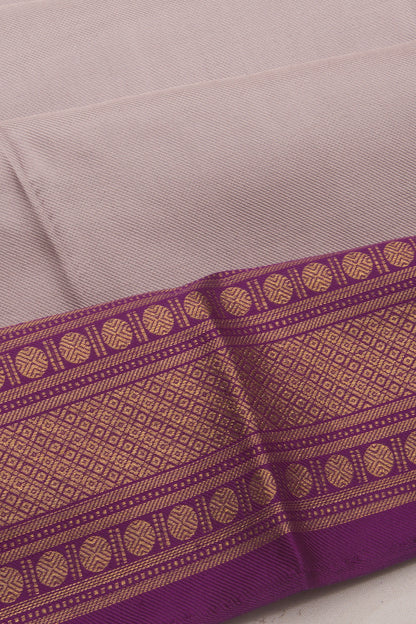 Kanchipuram Silk Twill Grey Saree