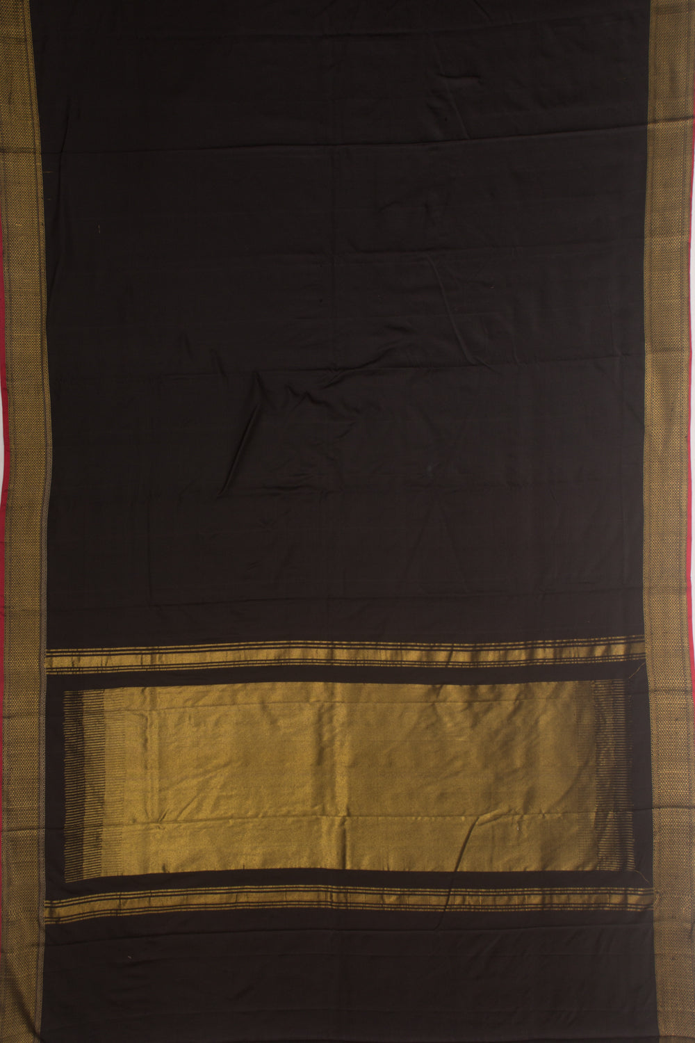 Kanchipuram Silk Twill Black Saree