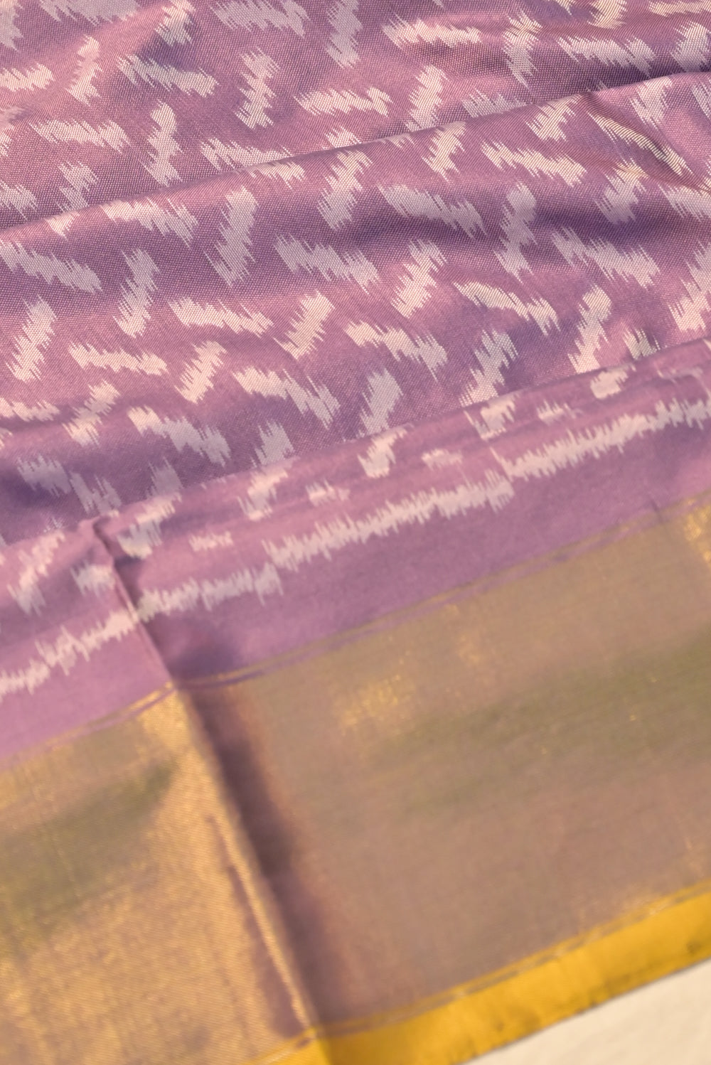 Pochampally Silk Ikat Lavender Saree