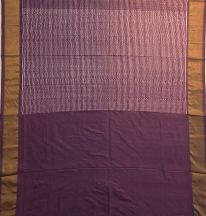 Pochampally Silk Ikat Purple Saree