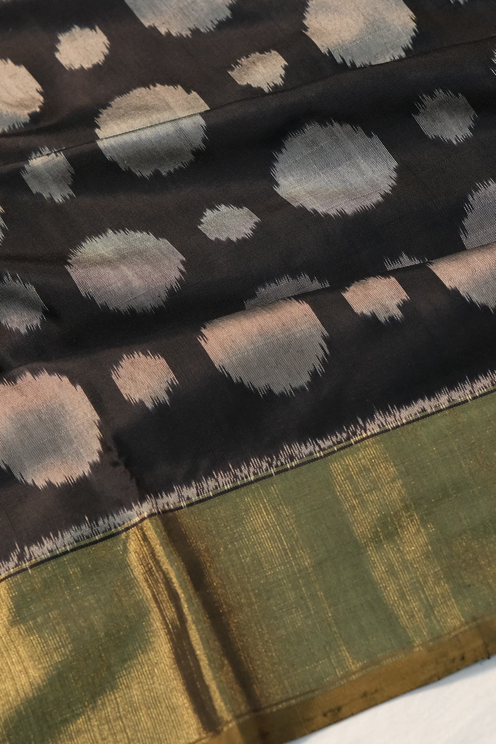 Kanchipuram Silk Plain Lavender Saree