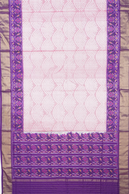 Pochampally Silk Ikat Pink Saree