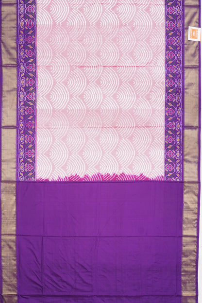 Pochampally Silk Ikat Pink Saree