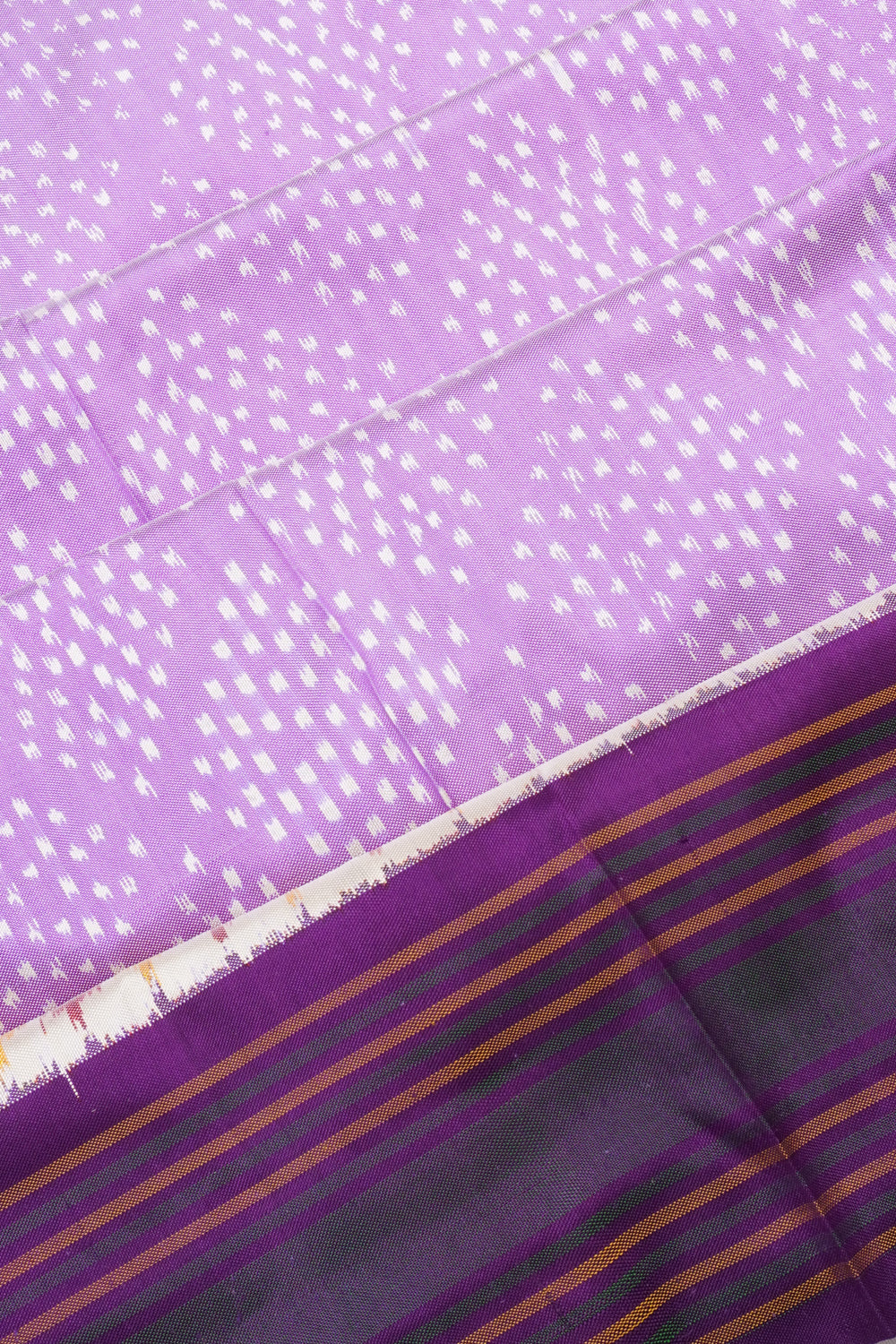 Pochampally Silk Ikat Lavender Saree
