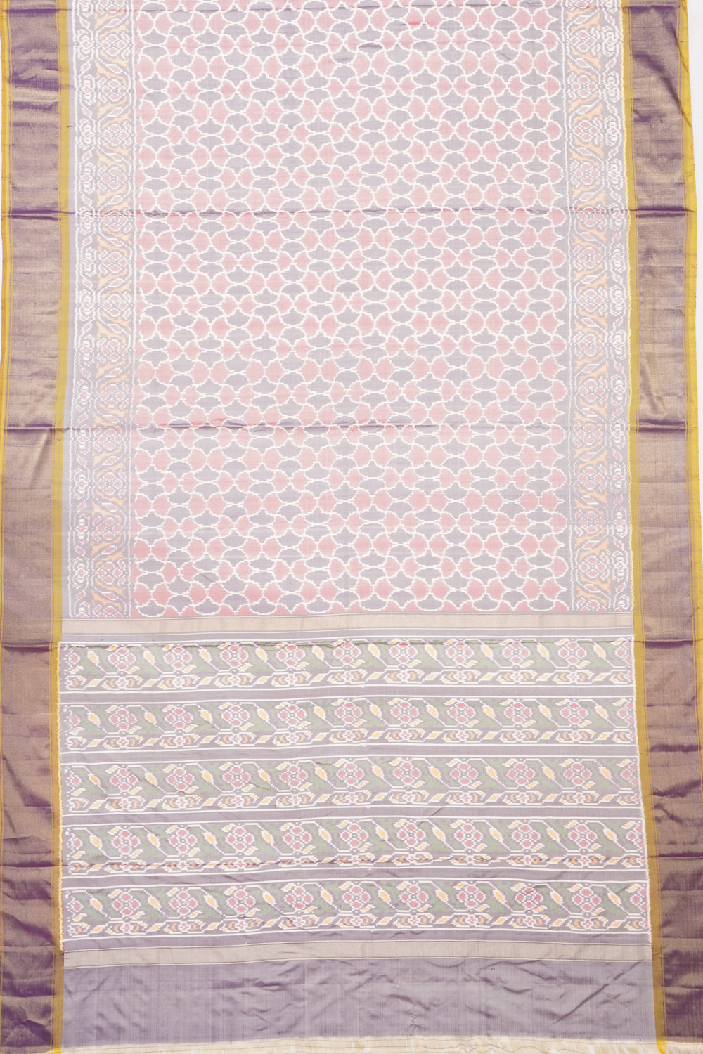 Pochampally Silk Ikat Multicolour Saree