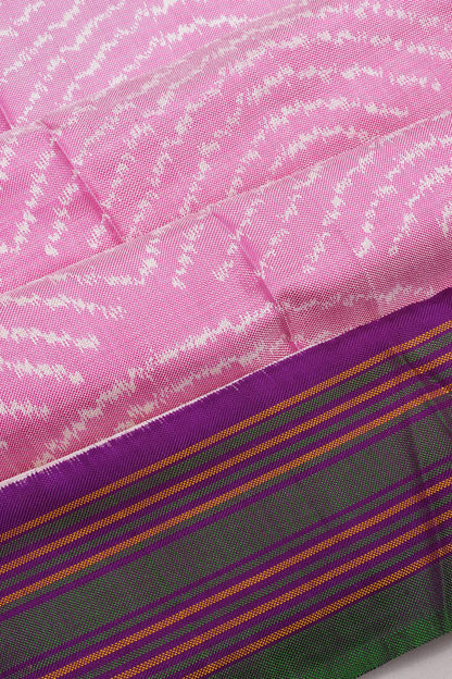 Pochampally Silk Ikat Lavender Saree