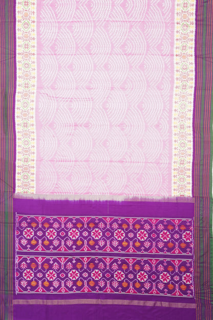 Pochampally Silk Ikat Lavender Saree