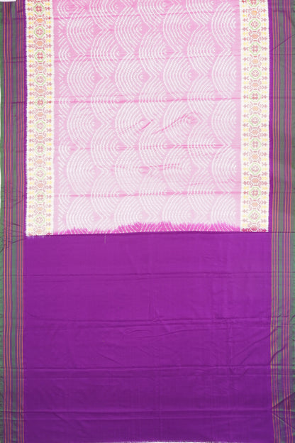 Pochampally Silk Ikat Lavender Saree