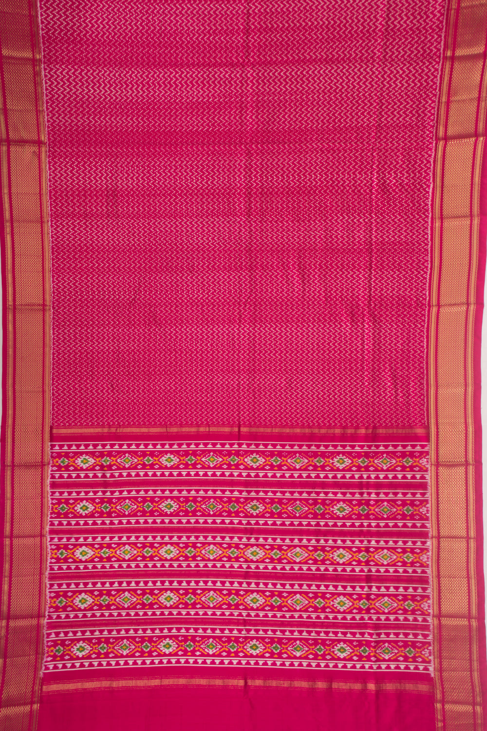 Pochampally Silk Ikat Purple Saree