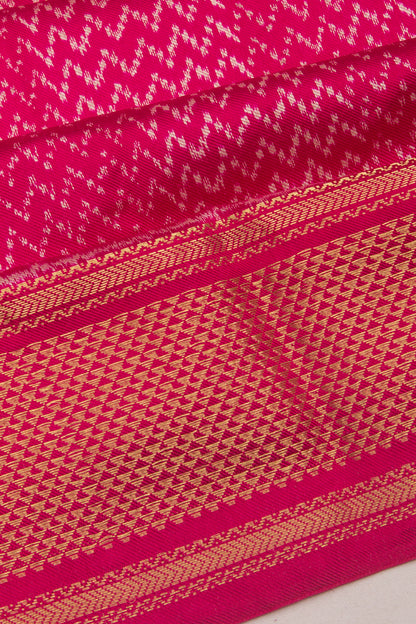 Pochampally Silk Ikat Purple Saree