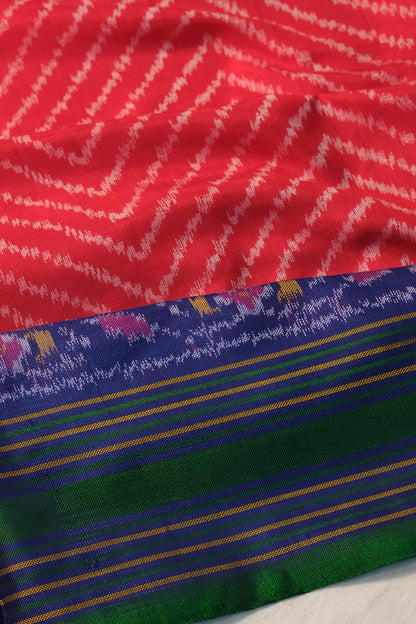 Pochampally Silk Ikat Pink Saree