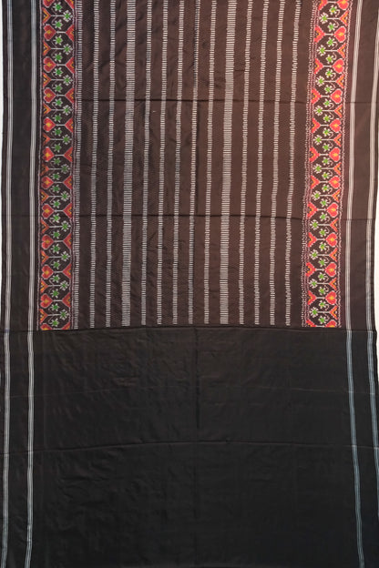 Pochampally Silk Ikat Black Saree
