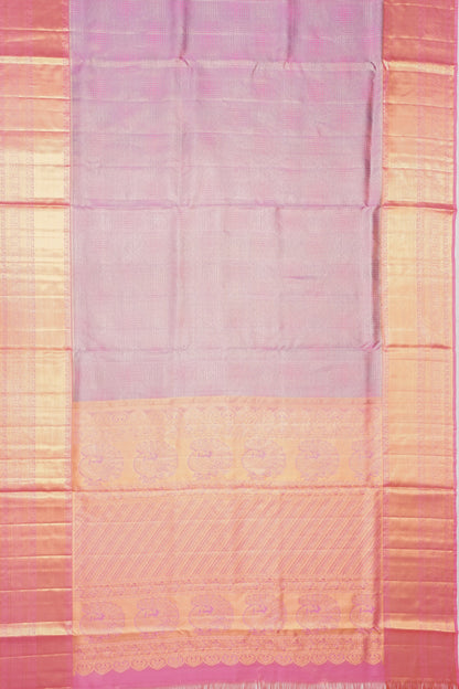 Taranga Kanchi Silk Tissue Brocade Lavender Saree